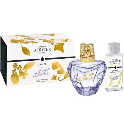 Maison Berger Paris - katalytická lampa fialová + interiérový parfém Lolita Lempicka, dárkový set