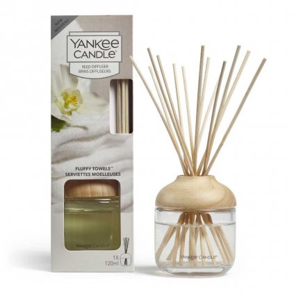 Yankee Candle - aroma difuzér Fluffy Towels (Nadýchané osušky) 120 ml