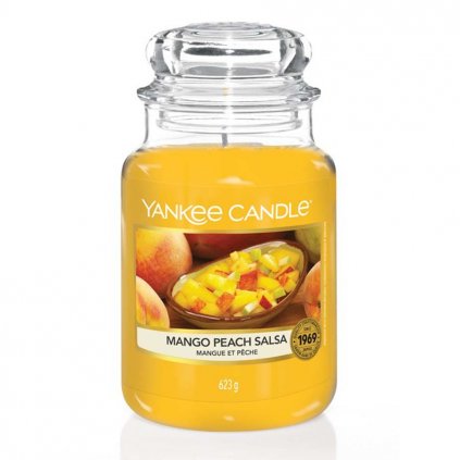 yankee candle mango peach salsa velka svicka