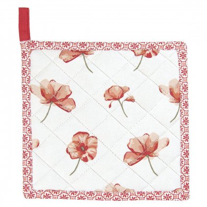 Clayre & Eef - podložka pod hrnec nebo chňapka Poppy Flowers