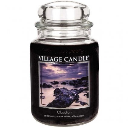 Village Candle - vonná svíčka Obsidian (Tajemný obsidián) 737g