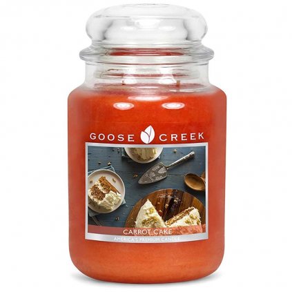 Goose Creek - vonná svíčka Carrot Cake (Mrkvový dort) 680g