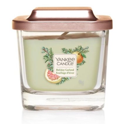 Yankee Candle Elevation - vonná svíčka Holiday Garland (Sváteční girlanda) 96g