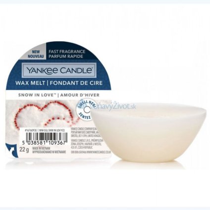 Yankee Candle - vonný vosk Snow in Love 22g