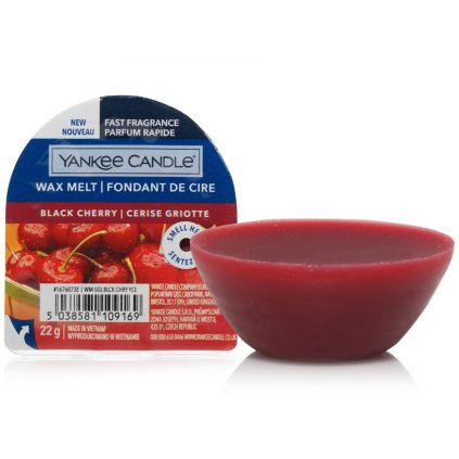 Yankee Candle - vonný vosk Black Cherry (Zralé třešně) 22g