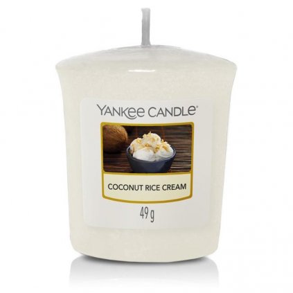 Yankee Candle - votivní svíčka Coconut Rice Cream (Krém s kokosovou rýží) 49g