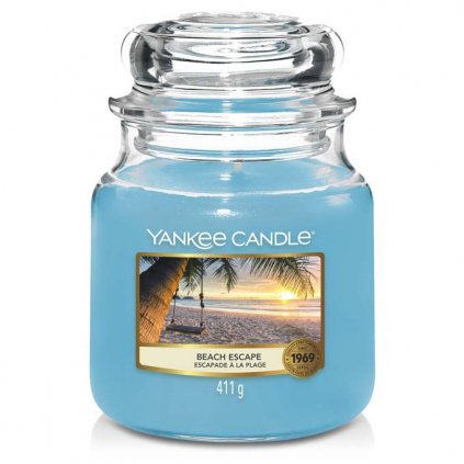 Yankee Candle - vonná svíčka Beach Escape (Únik na pláž) 411g