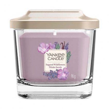 Yankee Candle Elevation - vonná svíčka Sugared Wildflowers (Cukrové divoké květy) 96g