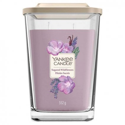 Yankee Candle Elevation - vonná svíčka Sugared Wildflowers (Cukrové divoké květy) 552g