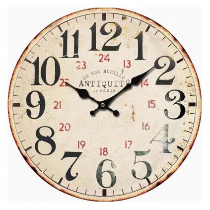 Nástěnné hodiny Antiquité, 34 cm