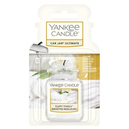 Yankee Candle - gelová visačka do auta Fluffy Towels 1 ks
