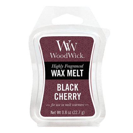 WoodWick vonný vosk Black Cherry (Černá třešeň) 23g