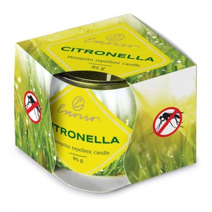 Vonná svíčka proti komárům Citronella, 85g