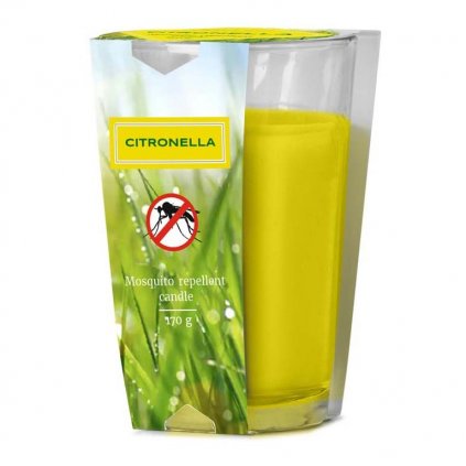 Vonná svíčka proti komárům Citronella, 170g