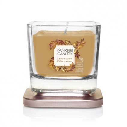 yankee candle amber acorn svicka mala