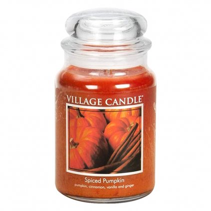 village candle spiced pumpkin svicka velka 1