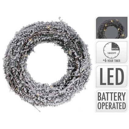 vanocni venec s led 30cm