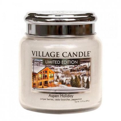 village candle aspen holiday svicka stredni 1