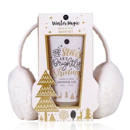 Dárkový set Winter Magic (tělové mléko, klapky na uši)