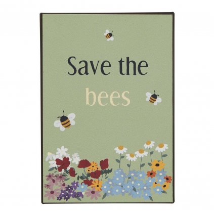 70098 00 ib laursen plechova cedule save the bees zachrante vcely