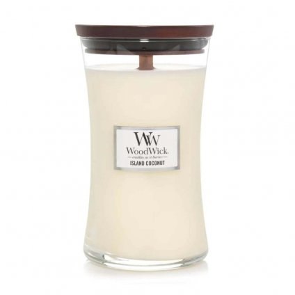 woodwick island coconut svicka velka 609 g