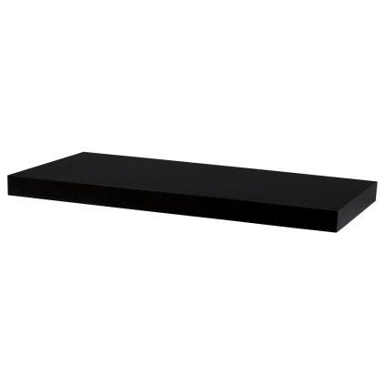 Polička nástěnná 60 cm, MDF, 3D dekor wenge, baleno v ochranné fólii
