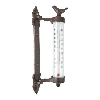 esschert design litinovy venkovni nastenny teplomer 1