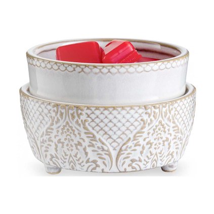 candle warmers aromalampa vintage white 1