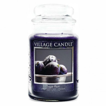 village candle sugar plum svestka svicka velka 1