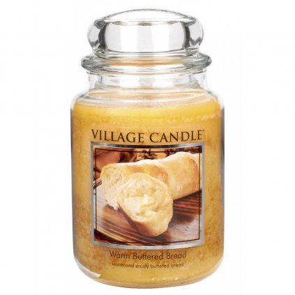 village candle warm buttered bread teple maslove housticky svicka velka 1