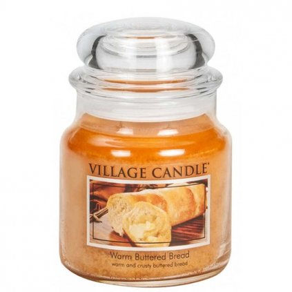 village candle warm buttered bread teple maslove housticky svicka stredni 1