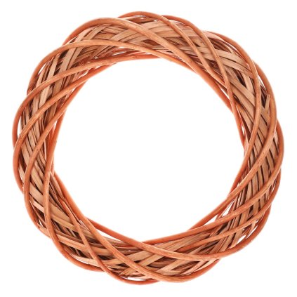 Proutěný věnec, 30 cm, medová barva