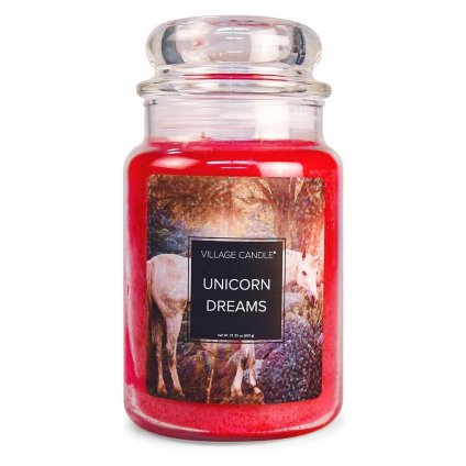 village candle unicorn dream svicka velka 1