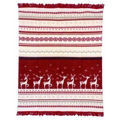 vanocni deka pled rudolf unique living 150 200 cm