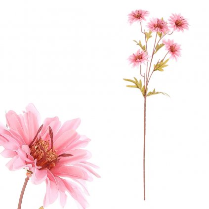 chryzantema barva ruzova kvetina umela kn6142 pink