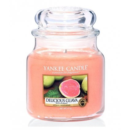 Yankee Candle - vonná svíčka Delicious Guava 411g