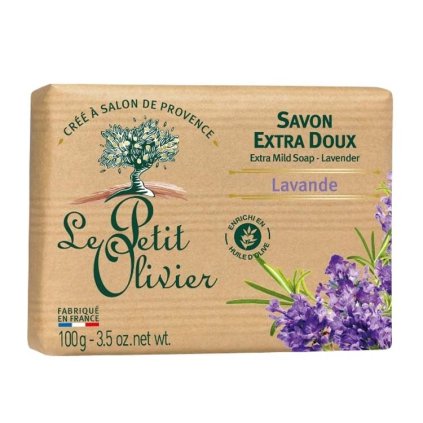 le petit olivier mydlo levandule 100g