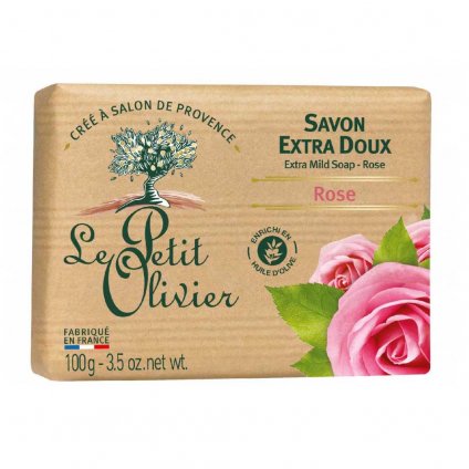 le petit olivier mydlo ruze 100g