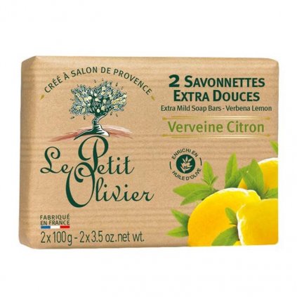 le petit olivier mydlo citron 2x100g 3