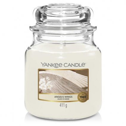 Yankee Candle - vonná svíčka Angel's Wings (Andělská křídla) 411g