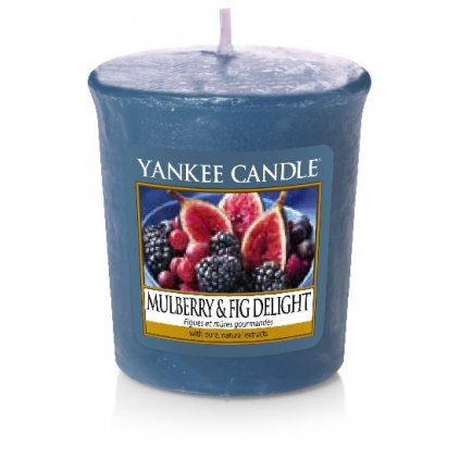 Yankee Candle - votivní svíčka Mulberry & Fig Delight (Lahodné moruše a fíky) 49g