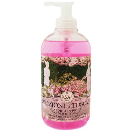 Nesti Dante - přírodní tekuté mýdlo Emozioni in Toscana, Rozkvetlá zahrada 500 ml
