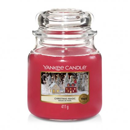 yankee candle christmas magic svicka stredni