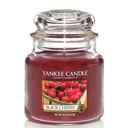 Yankee Candle - vonná svíčka Black Cherry (Zralé třešně) 411g