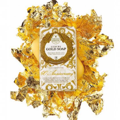 Nesti Dante - přírodní mýdlo Luxury Gold s 23K zlatem 250g