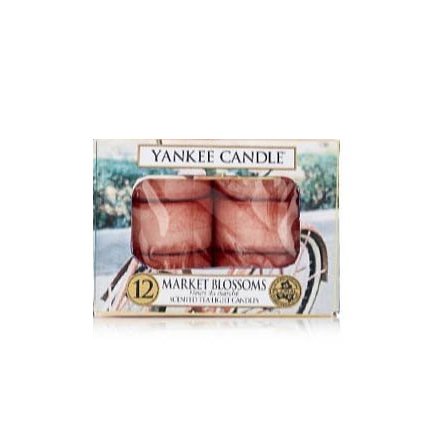 Yankee Candle - čajové svíčky Market Blossoms 12 ks