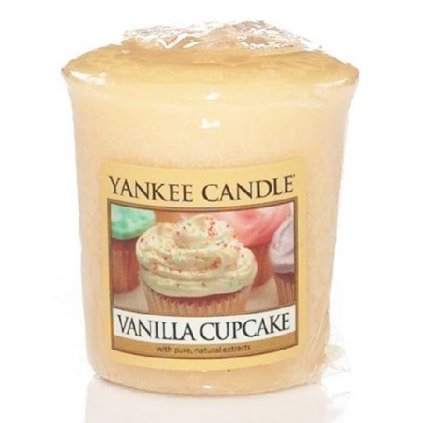Yankee Candle - votivní svíčka Vanilla Cupcake (Vanilkový košíček) 49g