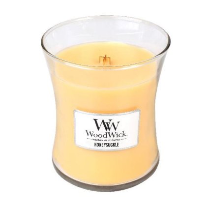 WoodWick - vonná svíčka Honeysuckle (Zimolez & jasmín) 275g