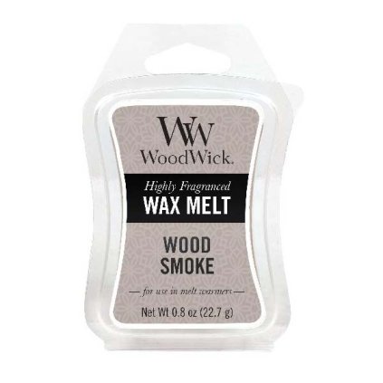 WoodWick - vonný vosk Wood Smoke (Kouř a dřevo) 23g