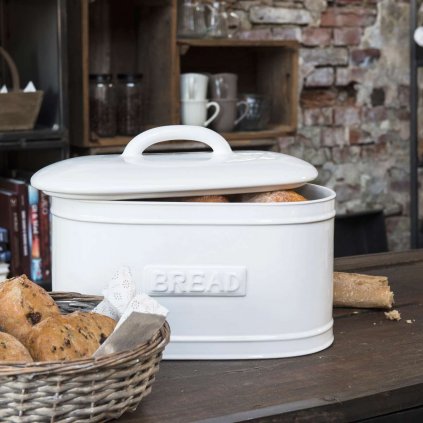 Ib Laursen - chlebník porcelánový ovál Pure White